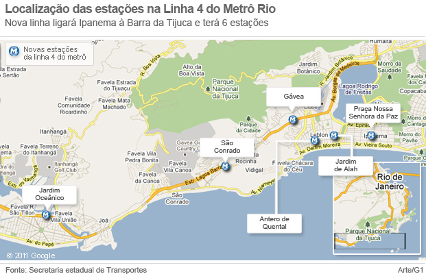 Linha 4 - Metrô Rio