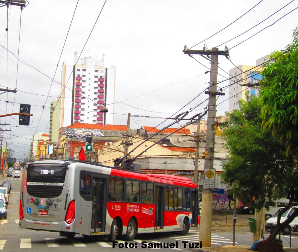 Trólebus BRT - Imagem de Samuel Tuzi