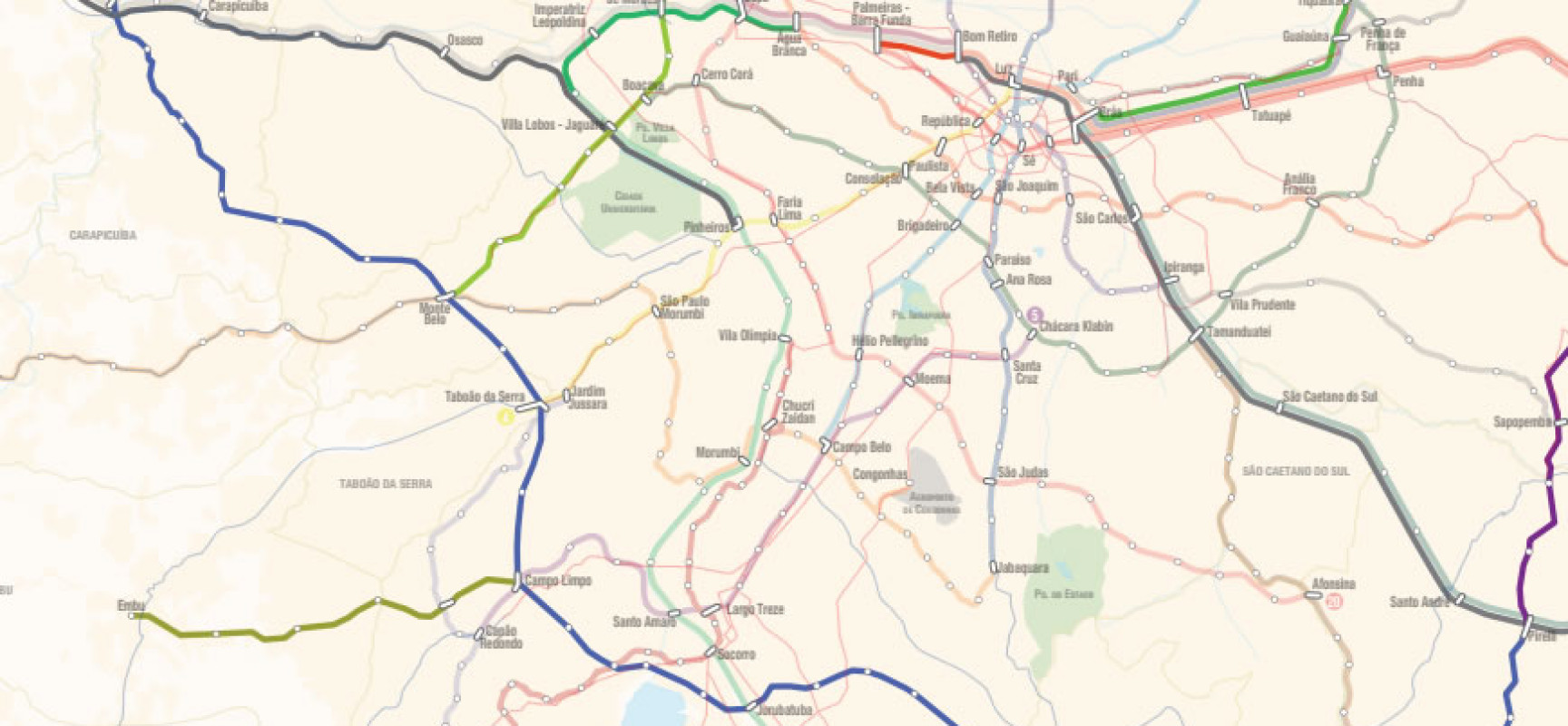 Futuras linhas do Metrô SP e CPTM: O ramal Guarulhos – ABC e o Arco Sul