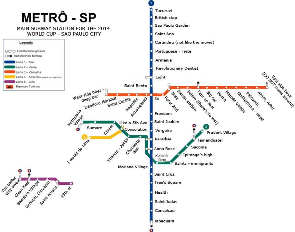 Mapa Do Metro Capao Redondo