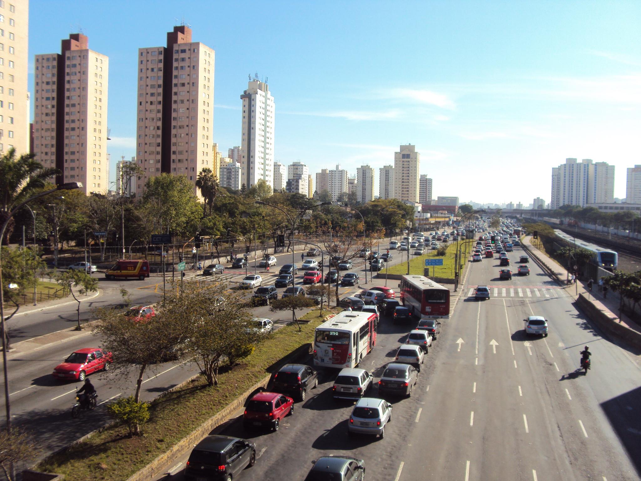 Radial Leste, uma das vias que devem receber  BRT