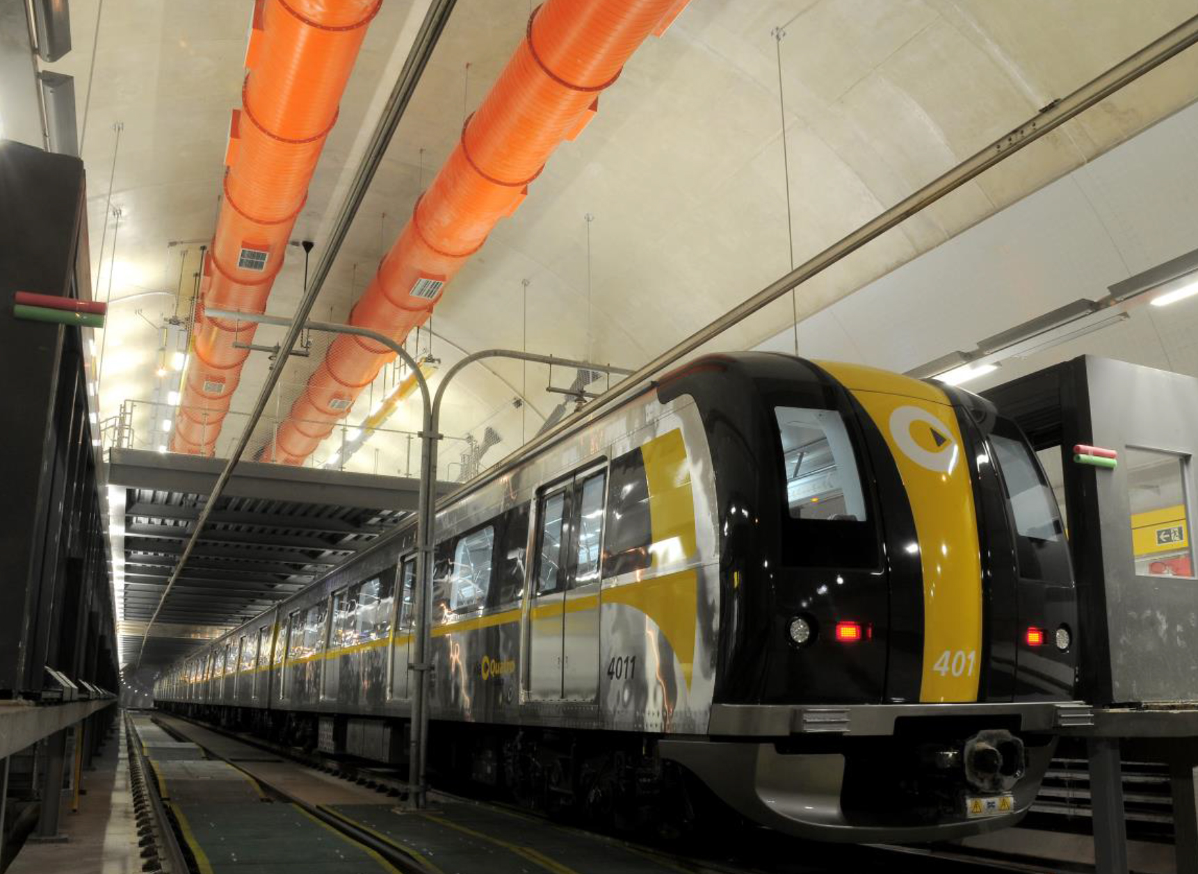 Trem da Linha 4-Amarela | Digna Imagem/Clóvis Ferreira