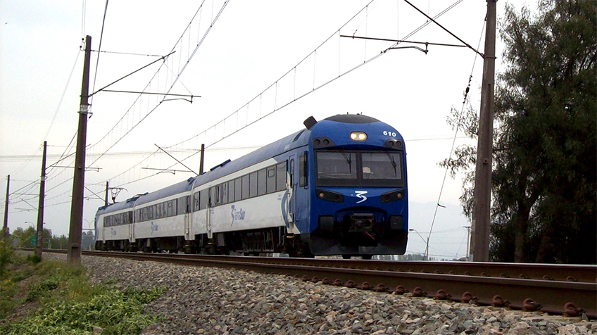 Trem de longa distância do Chile, que liga Santiago ao sul do país