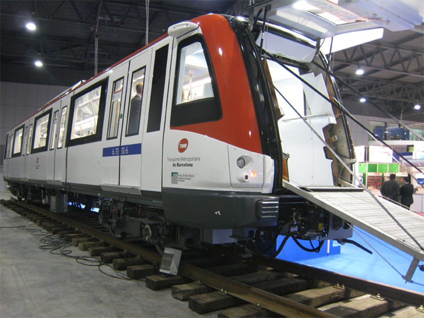 Série 9000 fabricado pela Alstom para a Linha 9 de Barcelona