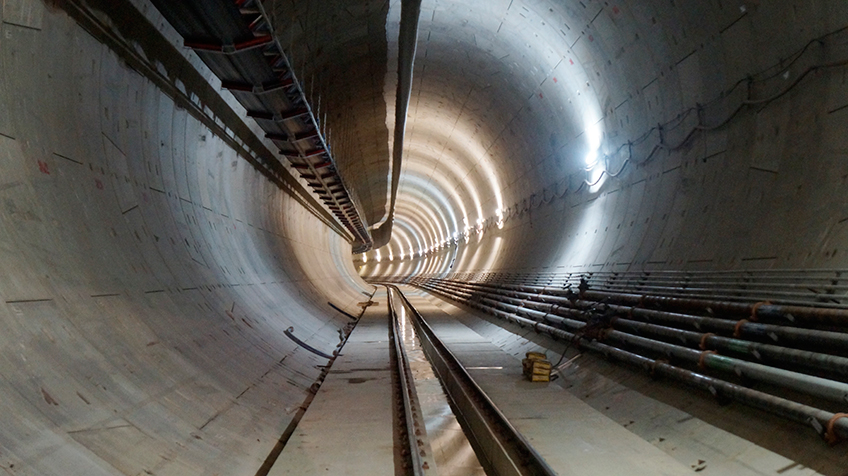 Túnel escavado em direção a Santa Cruz | Foto: Renato Lobo