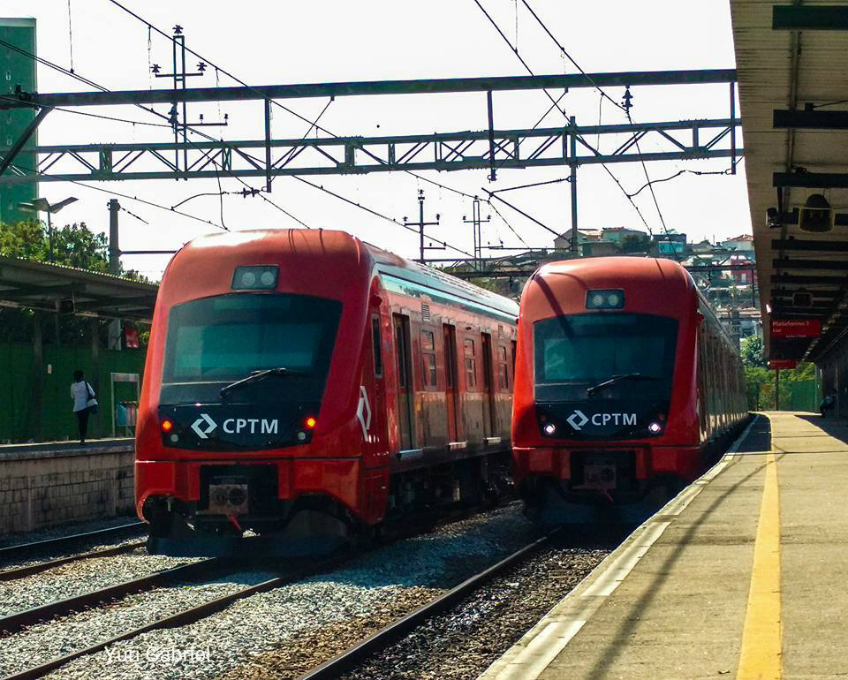 Trens em testes na Linha 7 | Foto e Colaboração de Yuuri Gabriel