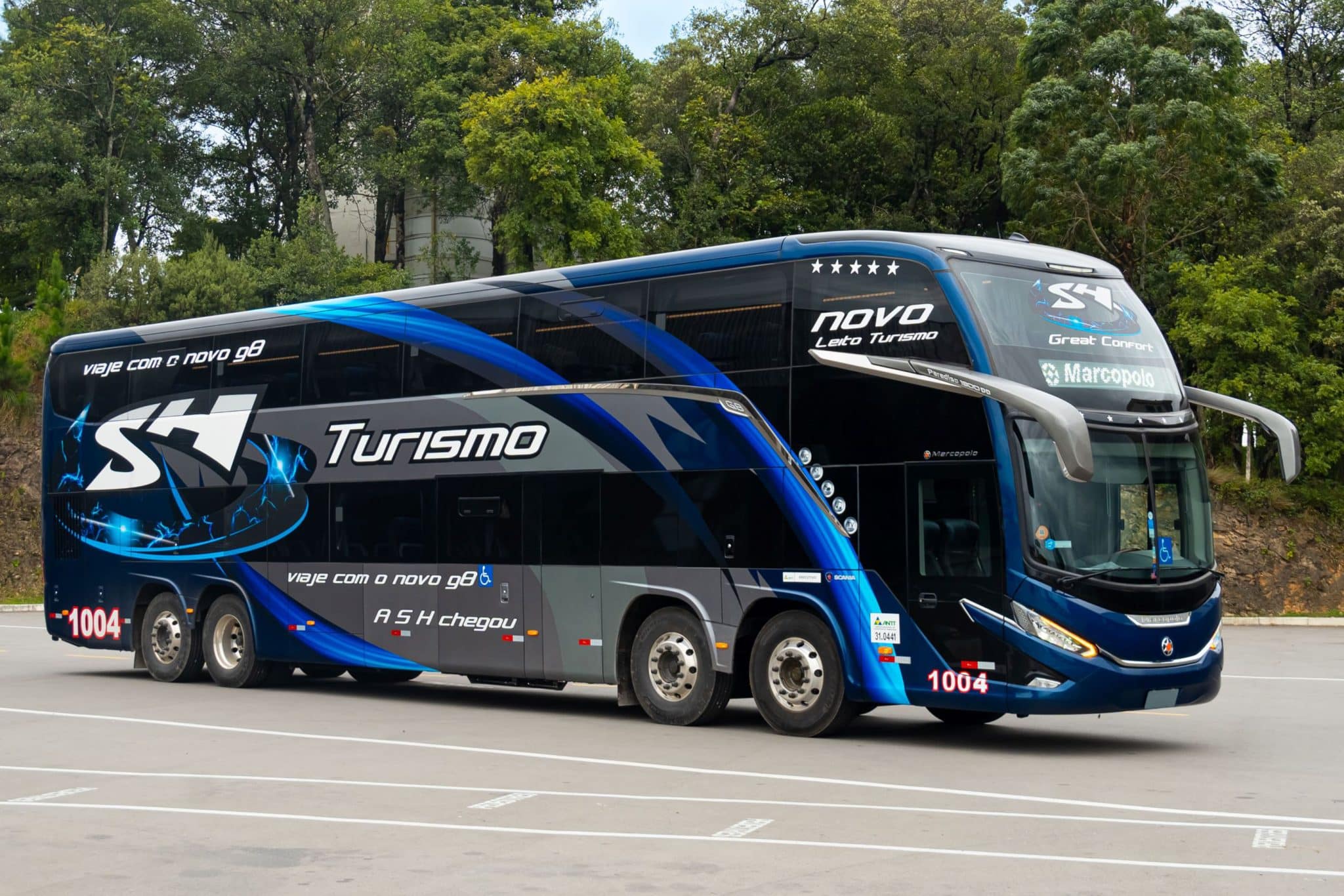 Marcopolo Fornece Paradiso G8 1800 Double Decker Para Empresa De Minas