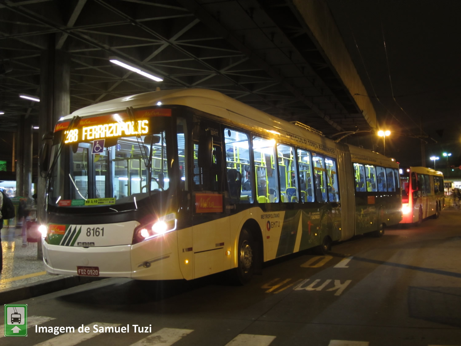 Trolebus Caio BRT – Metra – 8161 – 01