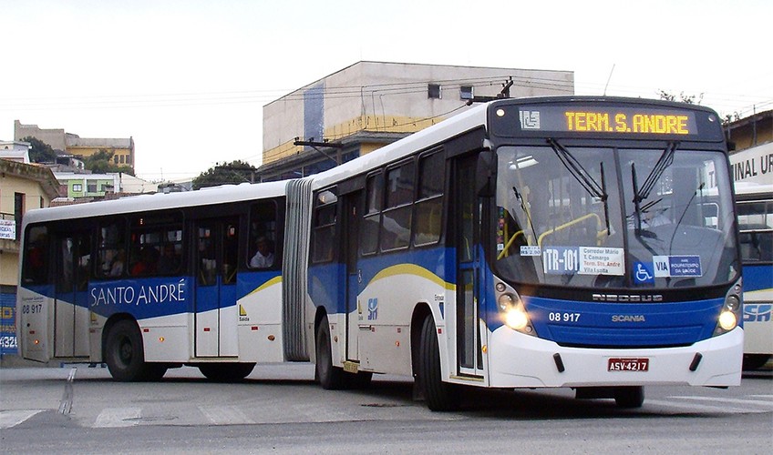 Greve de ônibus atinge Santo André nesta terçafeira (22) Via TrolebusVia Trolebus