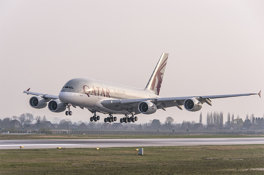 Airbus A380 da Qatar