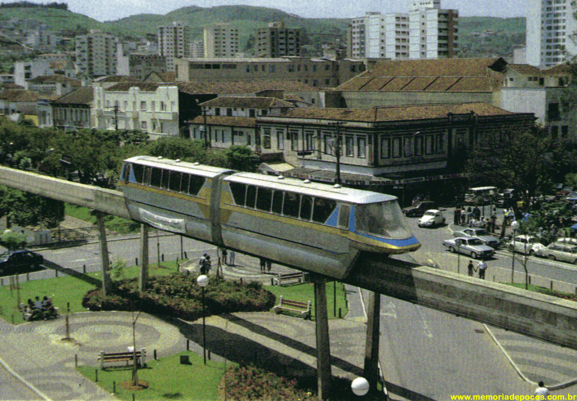 Conheça o monotrilho de Poços de Caldas, em Minas Gerais -