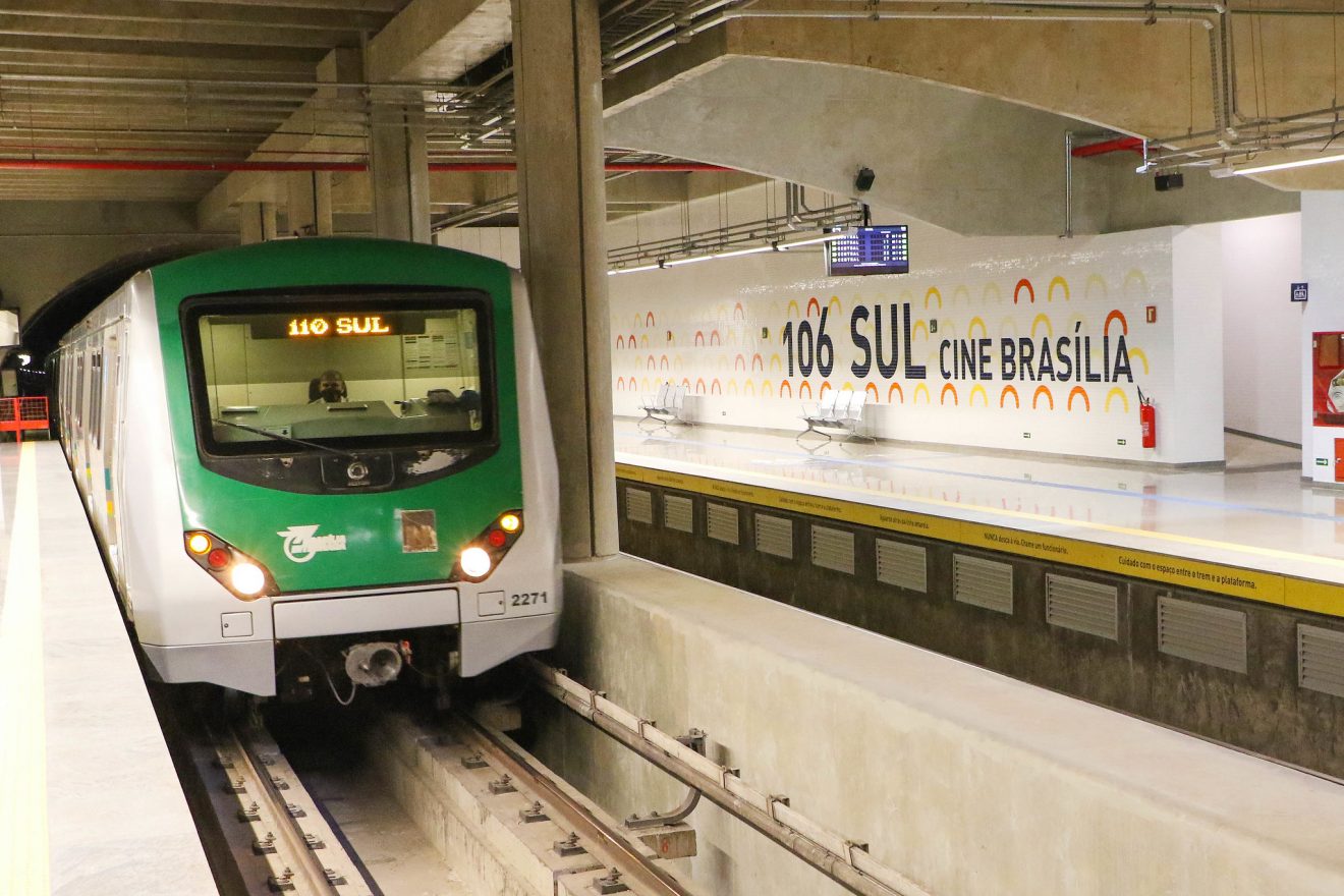 Metrô do Distrito Federal ganhou duas novas estações