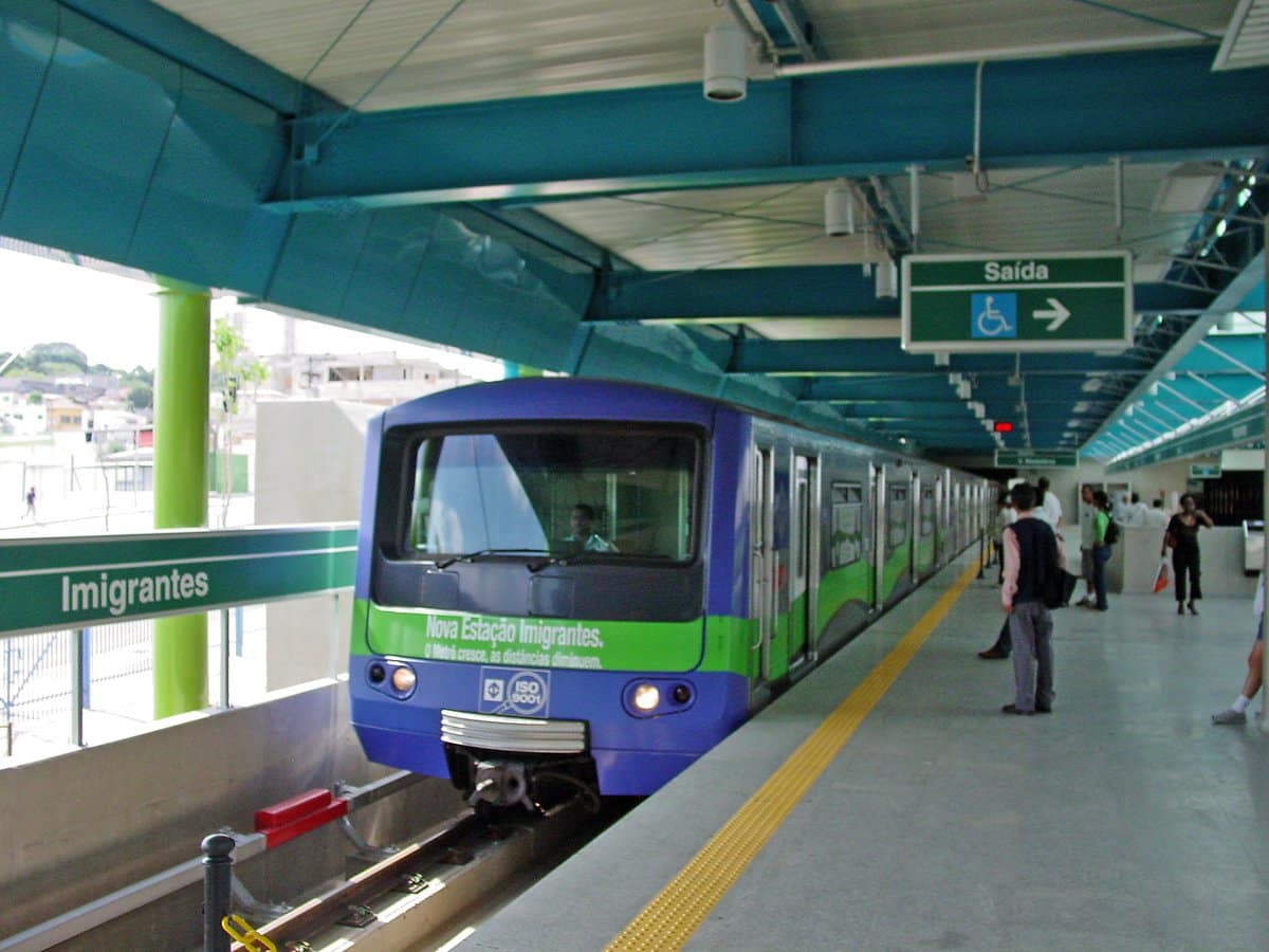 Há 15 anos era inaugurada a estação Santos-Imigrantes do Metrô - Via  Trolebus
