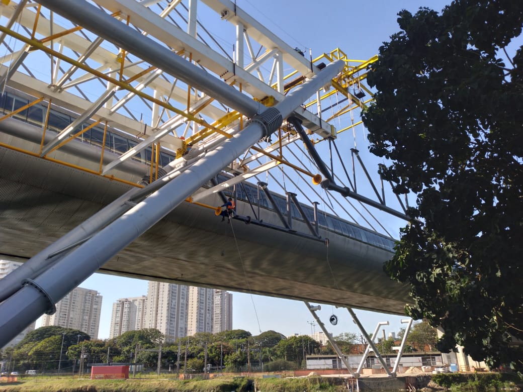 Obras de ampliação da estação Santo Amaro do Metrô chegam em uma nova fase Via Trolebus Obras de ampliação da estação Santo Amaro do Metrô chegam em uma nova fase Via Trolebus