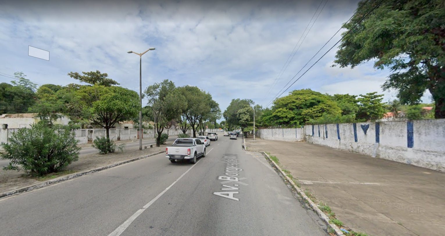 Captura Google Maps Av. Borges de Melo – fortaleza
