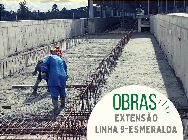 Confira o andamento das obras da Linha 9 após Mendes-Vila Natal - Via  Trolebus