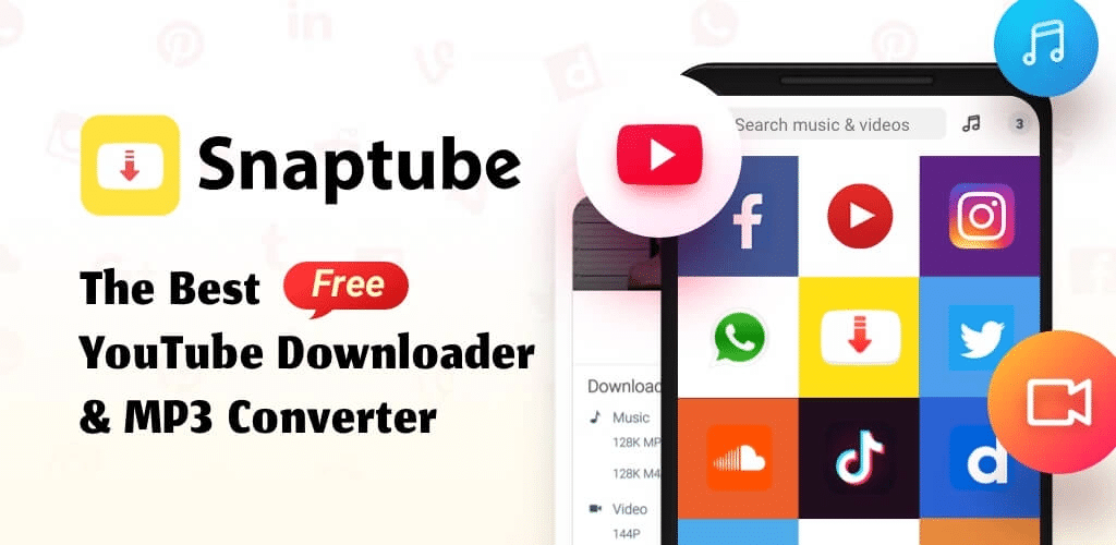 Snaptube  downloader & MP3 converter para Android - Baixe o