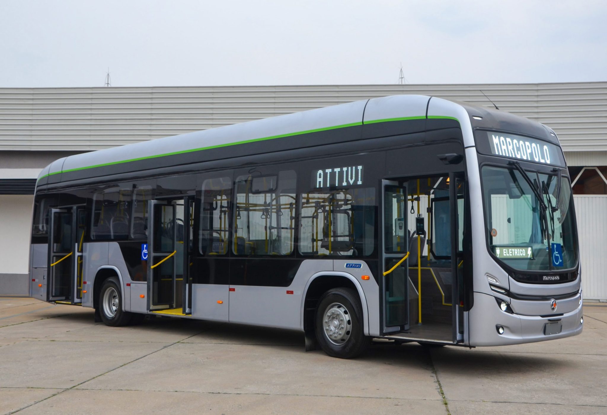 SPTrans testa ônibus elétrico Attivi da Marcopolo - Via Trolebus